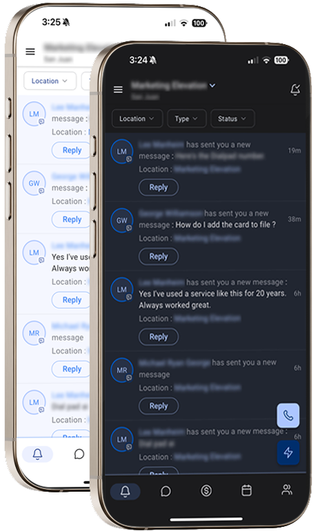 mobile app light and dark mode