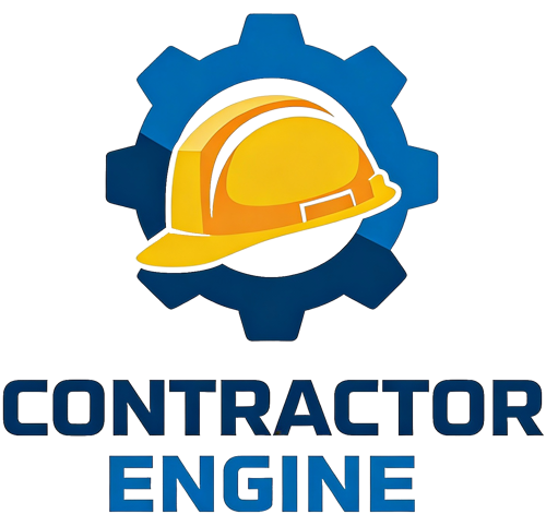 contractor engine logo square
